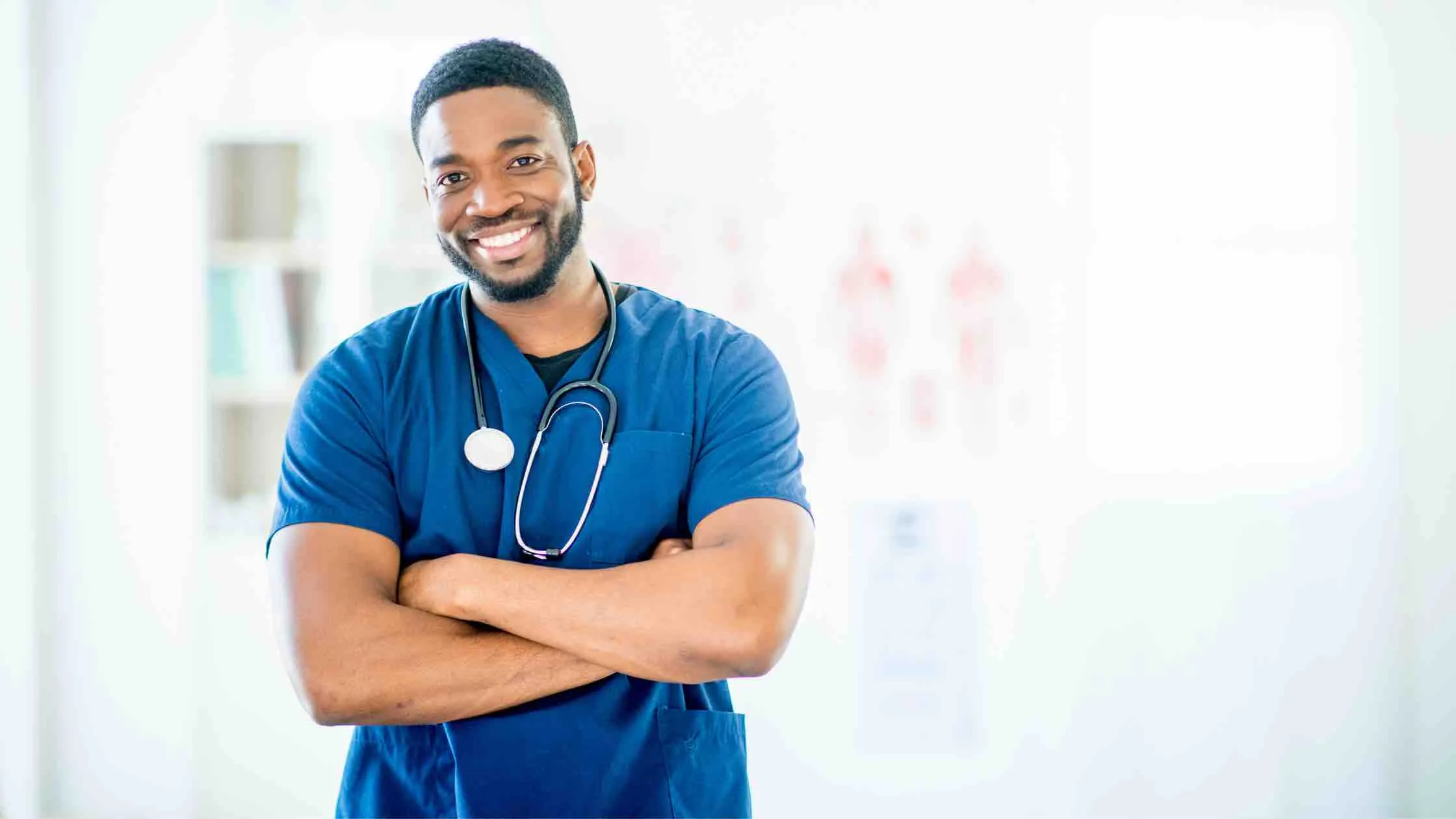 Nurse smiling